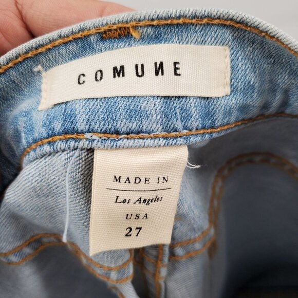 Comune Seattle Jeans Revival Fit Skinny Hi-Rise Stretch 27 Womens NWOT Blue - Picture 5 of 14